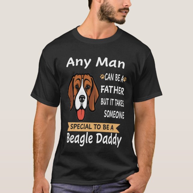 9 Jeder Mann - Beagle Daddy 43 T-Shirt (Vorderseite)