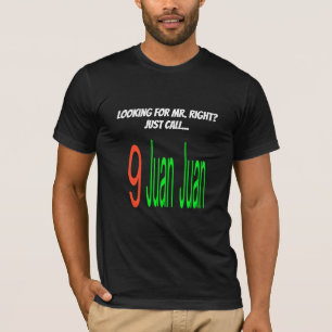 9 Juan Juan Single T - Shirt für Männer
