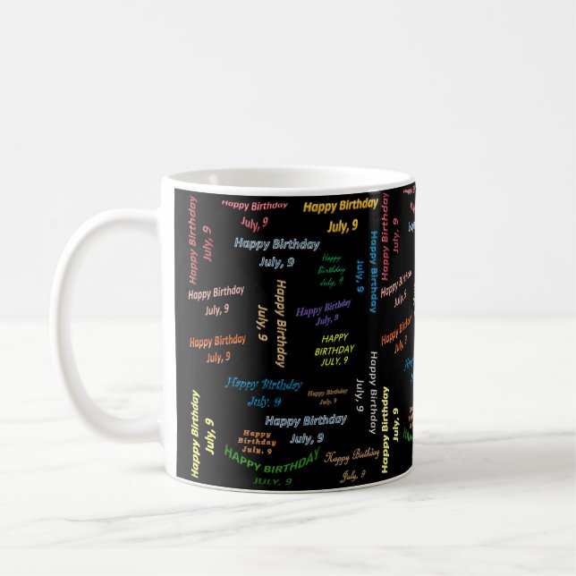 9. Juli Tasse zum Geburtstag (Links)