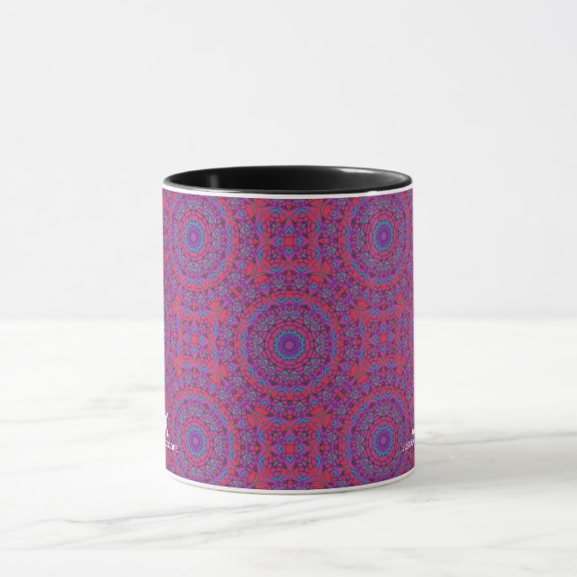 9. Kaleidoskop-Kunst Tasse (Zentrum)