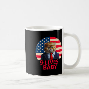 9 Leben Von Katze Trump 2024 Sieg Sieg Gewinner Tr Kaffeetasse