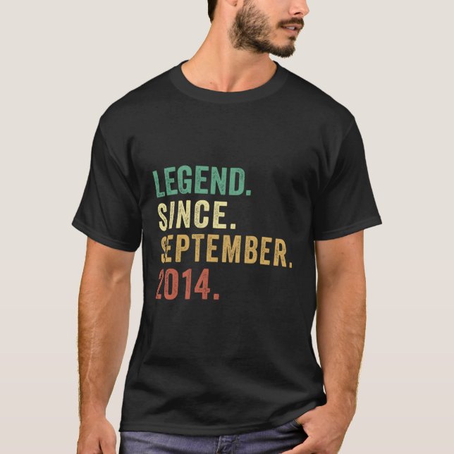 9 Legend seit September 2014 9th T-Shirt (Vorderseite)