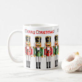 9 lustige rote und grüne Weihnachtsnussknacker Kaffeetasse