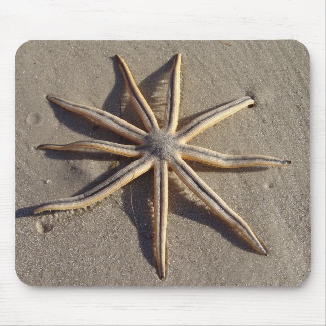 9 mit Beinen versehene Starfish Mousepad (Vorne)