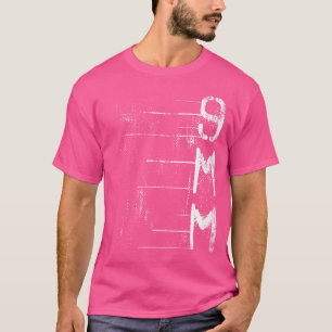9 mm Schusswaffenzielübungen Jagd T-Shirt