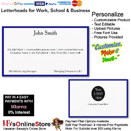 9 Modern Blue Promote Company Brand Name Visitenkarte