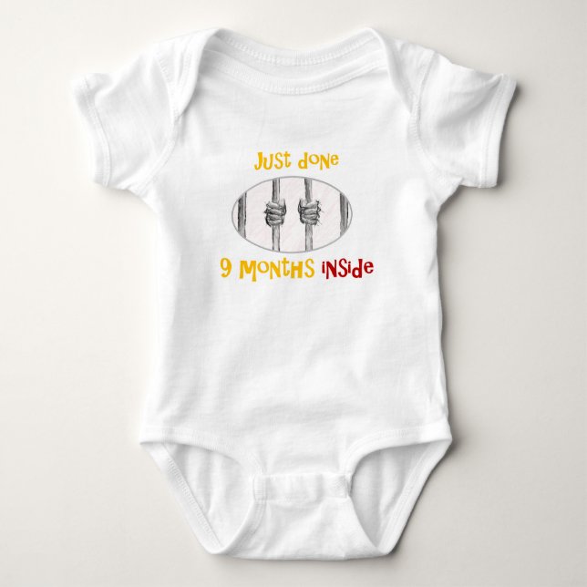 9 Monate nach innen Baby Strampler (Vorderseite)