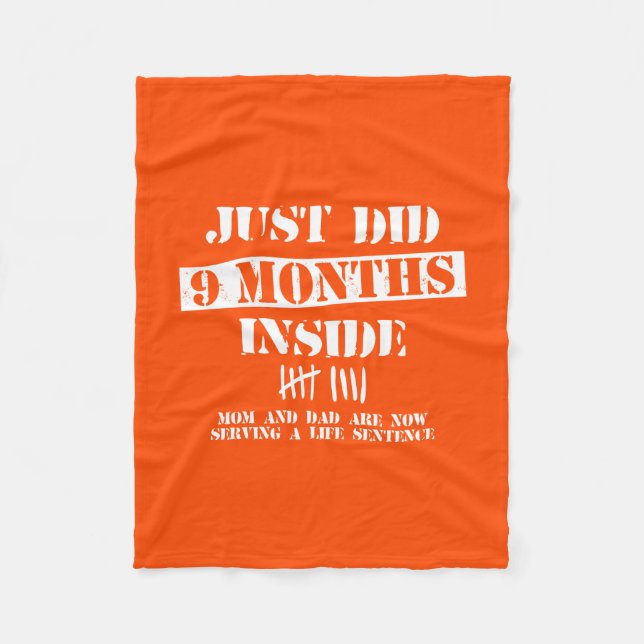 9 Months Inside Fleecedecke (Vorderseite)