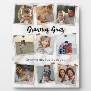 9 Neun Foto Moderne Elegante Collage Familie Liebe Fotoplatte