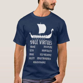 9 Noble Tugenden Norse Mythology Nine Viking Virtu T-Shirt