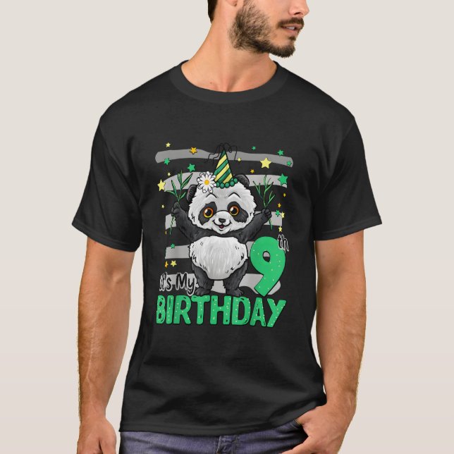 9 Panda 9. Panda T-Shirt (Vorderseite)