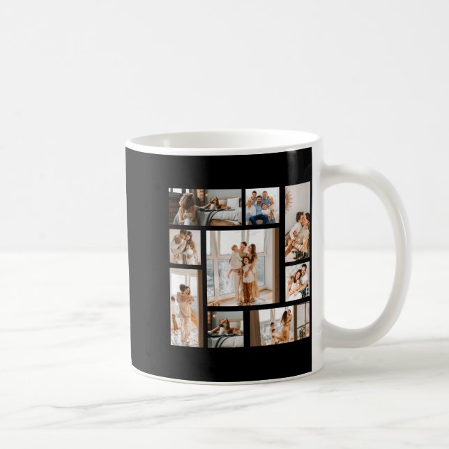 9 Photo Collage Template  Kaffeetasse (Rechts)