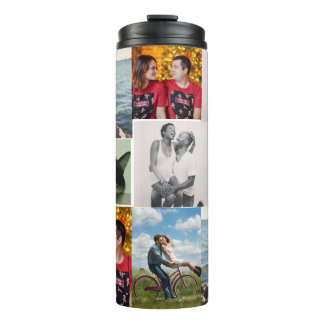 9 Photo Custom Personalized Collage Thermosbecher