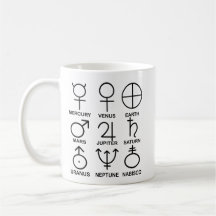 9 Planeten-Tasse