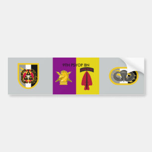 9. PSYOP-BATTALION-AUTOAUFKLEBER AUTOAUFKLEBER