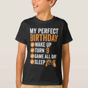 9. Runde 9 Mein perfekter Geburtstag Gaming T-Shirt
