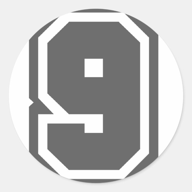9 RUNDER AUFKLEBER (Vorderseite)