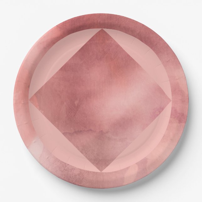 9" Rundpapierplatte Pappteller (Vorderseite)