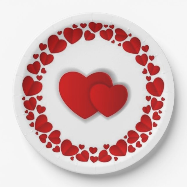 9" Rundpapierplatte Pappteller (Vorderseite)