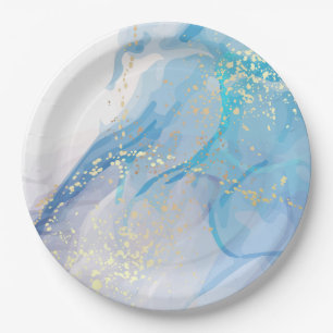 9" Rundpapierplatte Pappteller