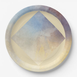 9" Rundpapierplatte Pappteller