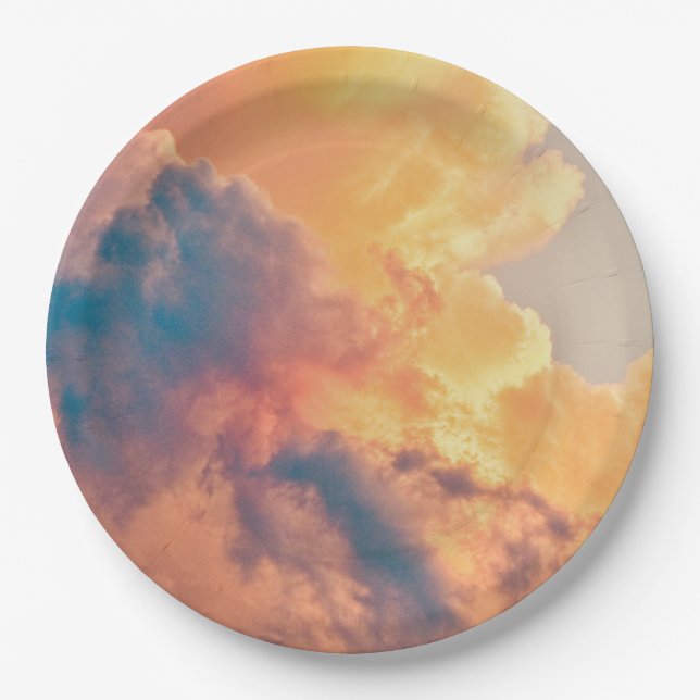 9" Rundpapierplatte Pappteller (Vorderseite)