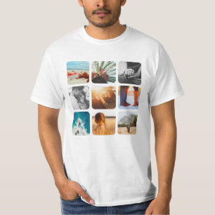 9 Rundrahmen für Fotomodulenquadrat T-Shirt