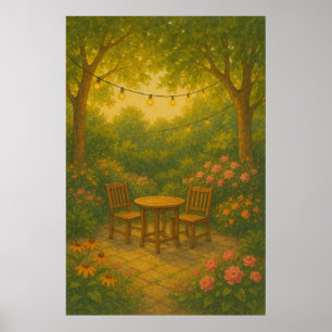 9. Sommer, Hinterhoflicht, Saisonzeitschrift Poster