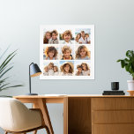 9 Square Collage - White Back Fotodruck<br><div class="desc">Schwarz-Weiß-Design - Verwenden Sie Ihre Fotos ohne Rahmen auf diesem! Fügen Sie Ihre Lieblingsfotos und Schnappschüsse zu diesem Streifen für einen lustigen Speicherbewahrer hinzu. Ein künstlerischer Weg,  um Ihre besten Foto-Sharing-Bilder anzuzeigen.</div>