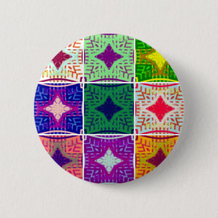 9 Stern Hakuna Matata Muster Button