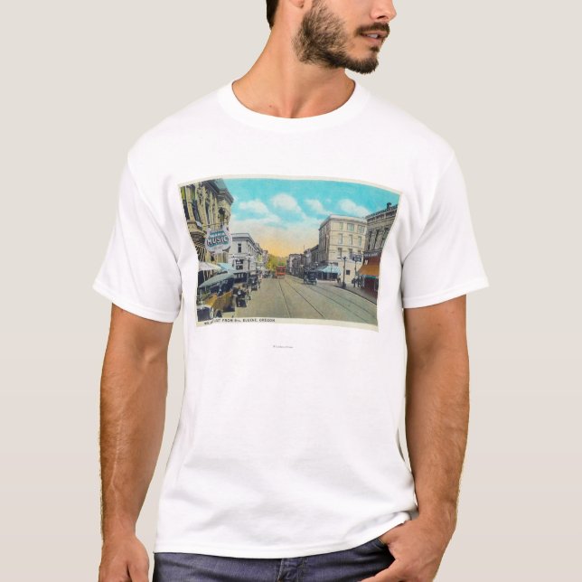 9. Straßen-Ansicht von Willamette Straße T-Shirt (Vorderseite)