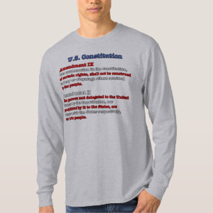 9. und zehnte Änderungen T-Shirt