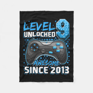 9 Unlocks Phantastisch 2013 Videospiel 9. Geburtst Fleecedecke