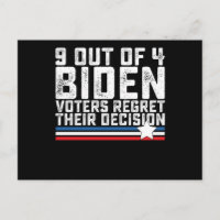 9 von 4 Biden-Wählern bedauern ihre Entscheidung
