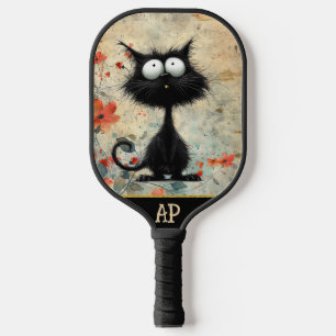 *~* 9 Whimsical Quirky Cat AP68 FOTO Pickleball Schläger