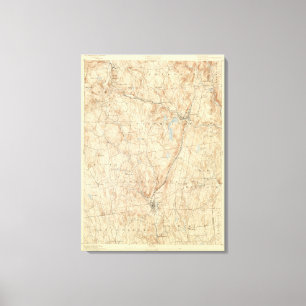 9 Winsted Blatt Leinwanddruck