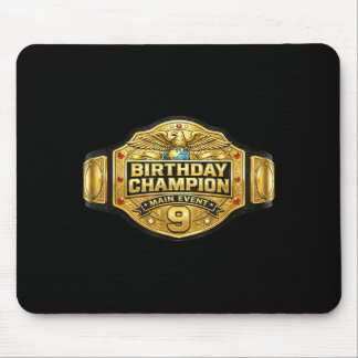9. Wrestler-Geburtstag-Wrestling-Champion-Party Mousepad