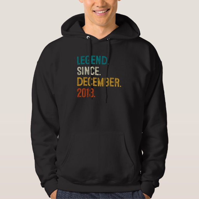 9 Years Old  Legend Since December 2013 9th Birthd Hoodie (Vorderseite)