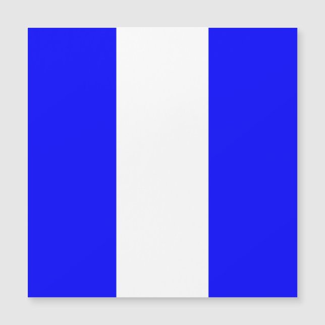 9 Zeichen des nautischen Alphabets Magnetkarte (Vorderseite)