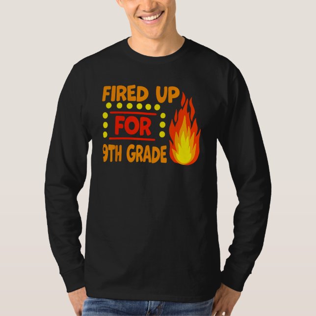 9th Grade First Day of School Back to School Teach T-Shirt (Vorderseite)