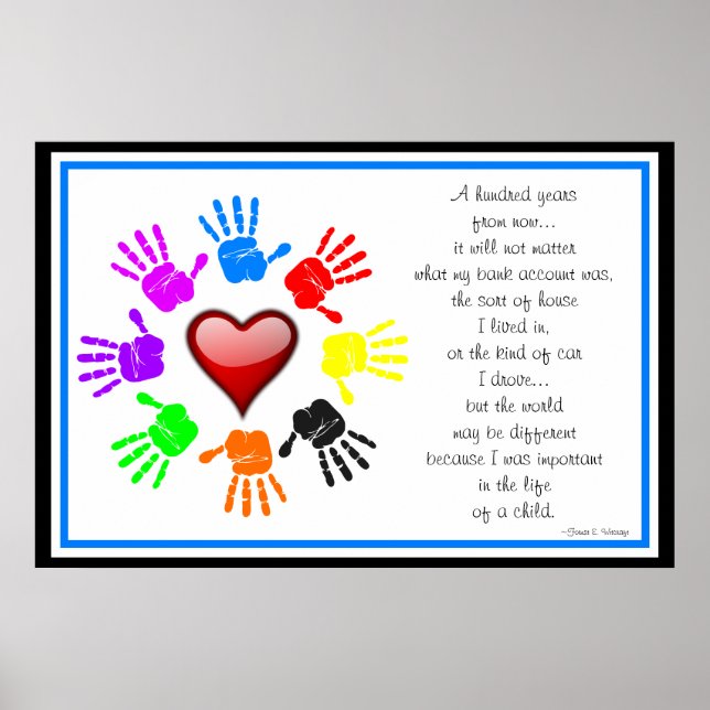 A0001.I machte einen Unterschied.Poster.2 Poster (Vorne)