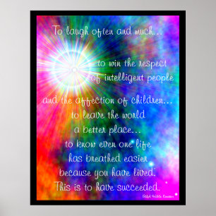 A001. Zu lachen oft und viel. - Druckrahmen.1 Poster