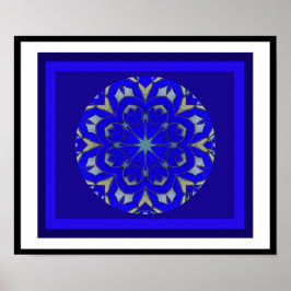 A05 Celtic Knot Kaleidoscopic - Irish Blessing.6 Poster