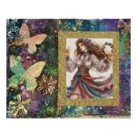 *~* A100 Boho Sinti und Roma Woman Dancer Tambouri