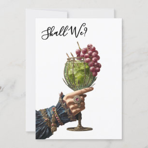 *~* A101 Cocktail FOTO  25  Verziert  JUNGGESELLIN Einladung