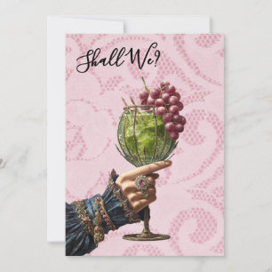 *~* A101 Cocktail Verziertes FOTO 25 BACHELORETTE Einladung