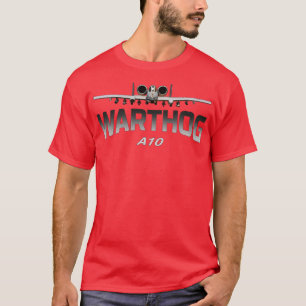 A10 Jet-Kämpfer mit Warthog Thunderbolb II 2 T-Shirt