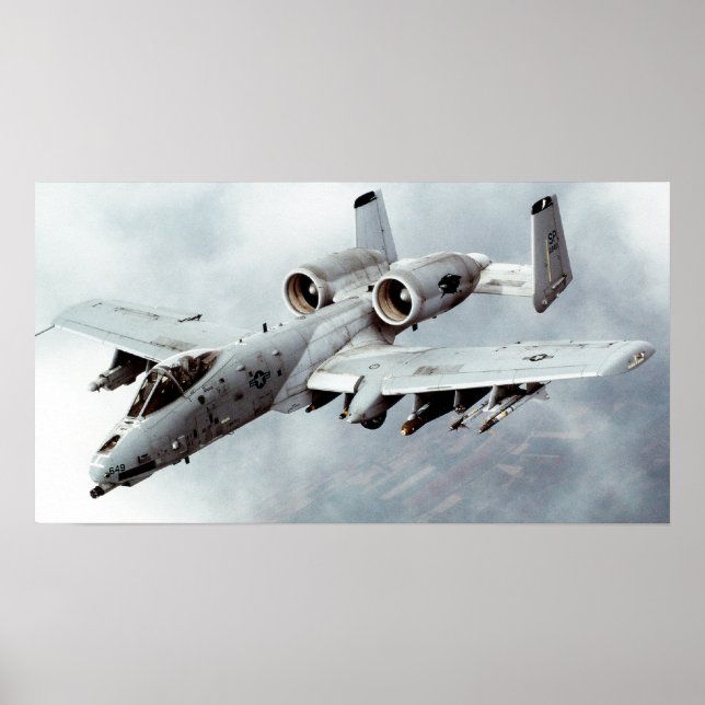 A10-Thunderbolb-II-Poster Poster (Vorne)