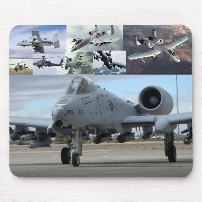 A10 Thunderbolzen & AH-64 Apache Mousepad (Vorne)