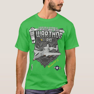 A10 Warthog Close Air Support Flugzeug Comic-Book  T-Shirt